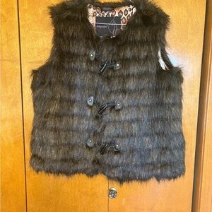 Baby Phat 2xl Faux Fur Vest - Rich Brown Warm Cozy Comfortcore Winter